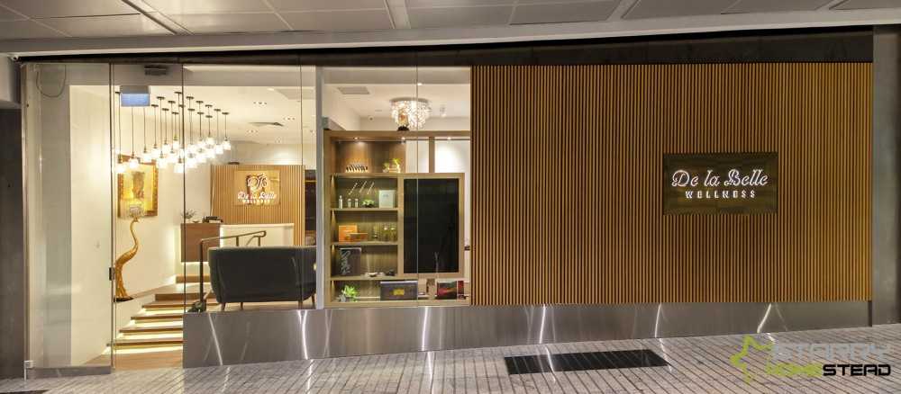 Asian Shopfront with Feature Wall and Bay Window