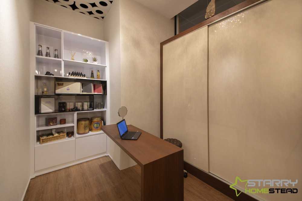 Asian Office with Wardrobe and Sliding Wardrobe