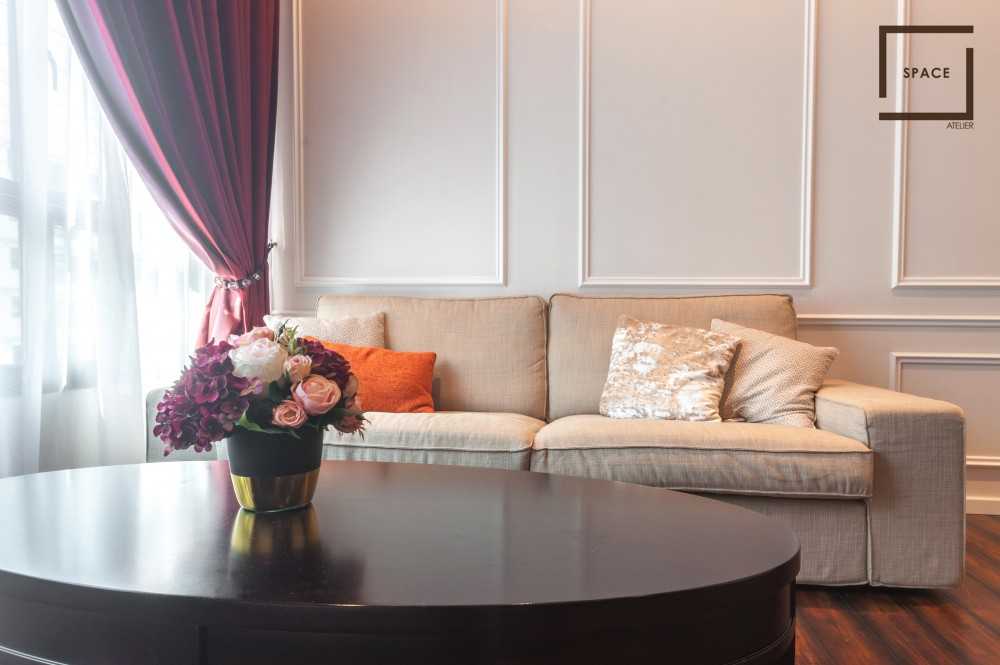 Modern Living Room with TV Console and Sofa