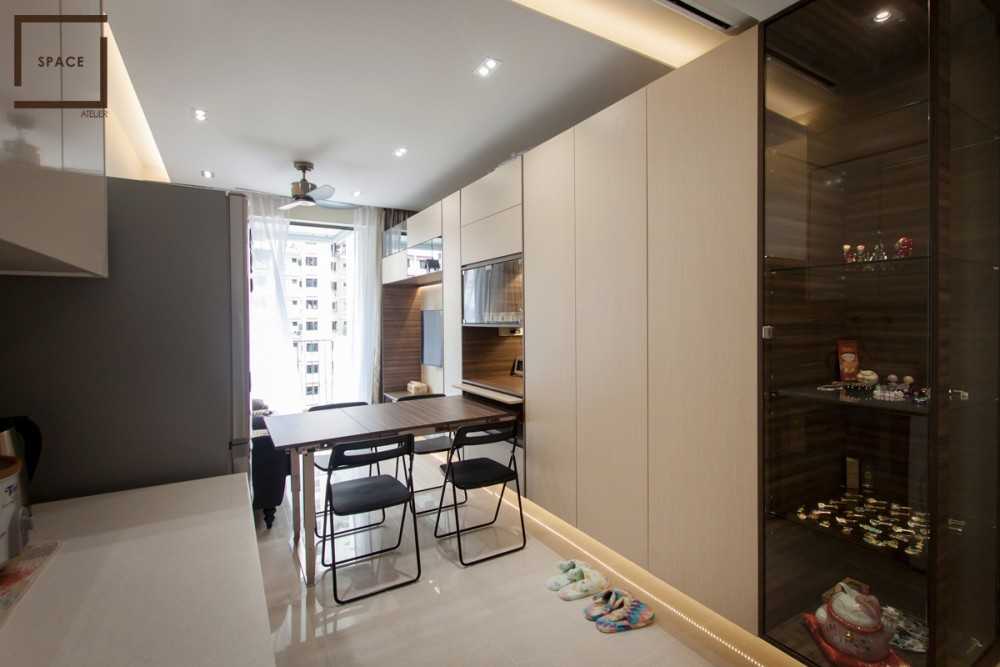 Modern Living Room with TV Console and Side Table