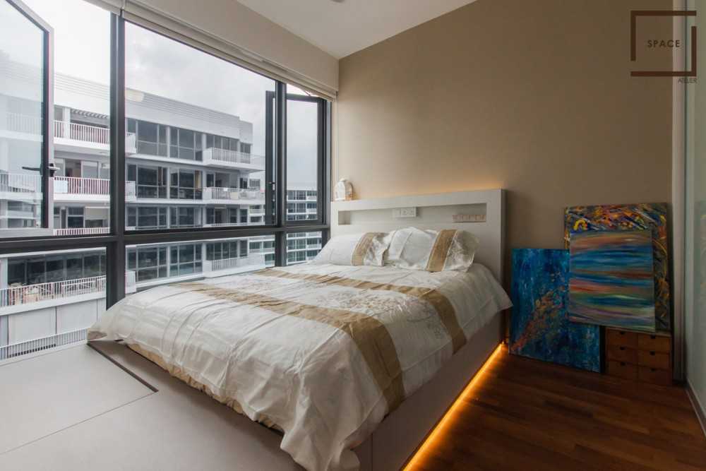 Scandinavian Bedroom with Wardrobe and Sliding Wardrobe
