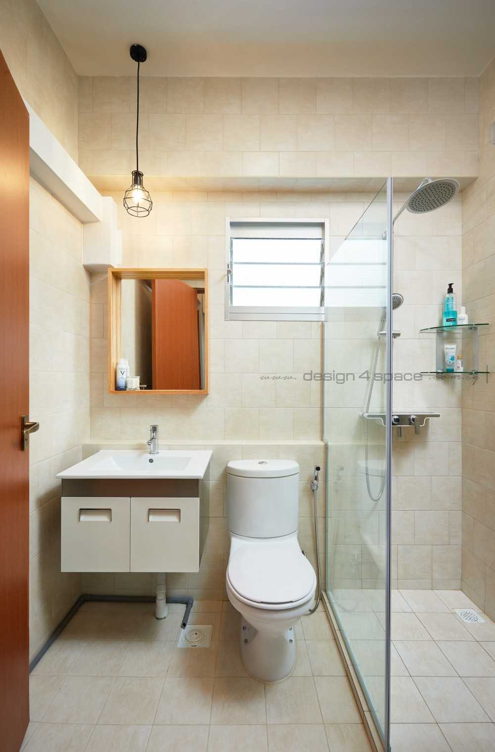 Contemporary Bathroom with Shower Screen and Bathroom Sinks