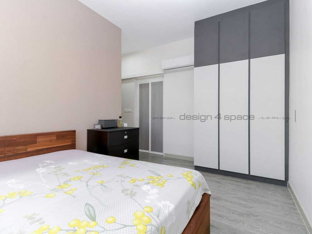Contemporary Bedroom with Cove Lighting and Wardrobe
