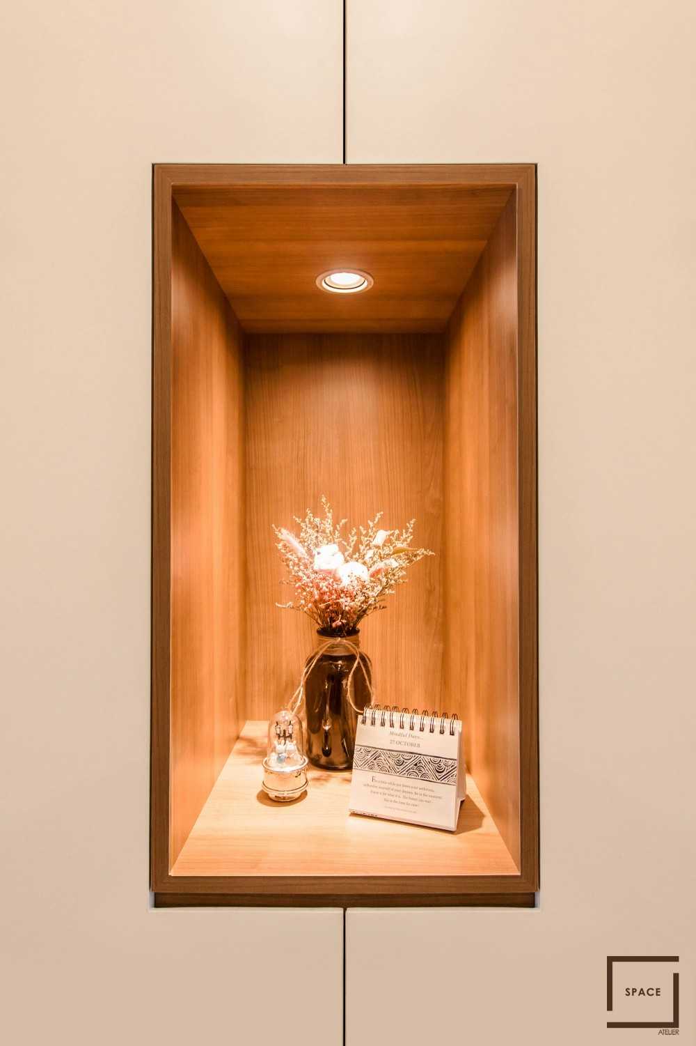 Contemporary Entryway with Small Storage and Doors