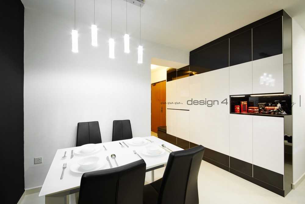 Modern Dining Room with Cove Lighting and Dining Table