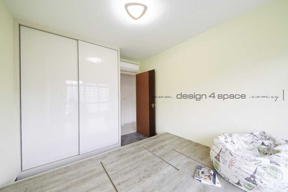 Minimalist Bedroom with Wardrobe and Sliding Wardrobe