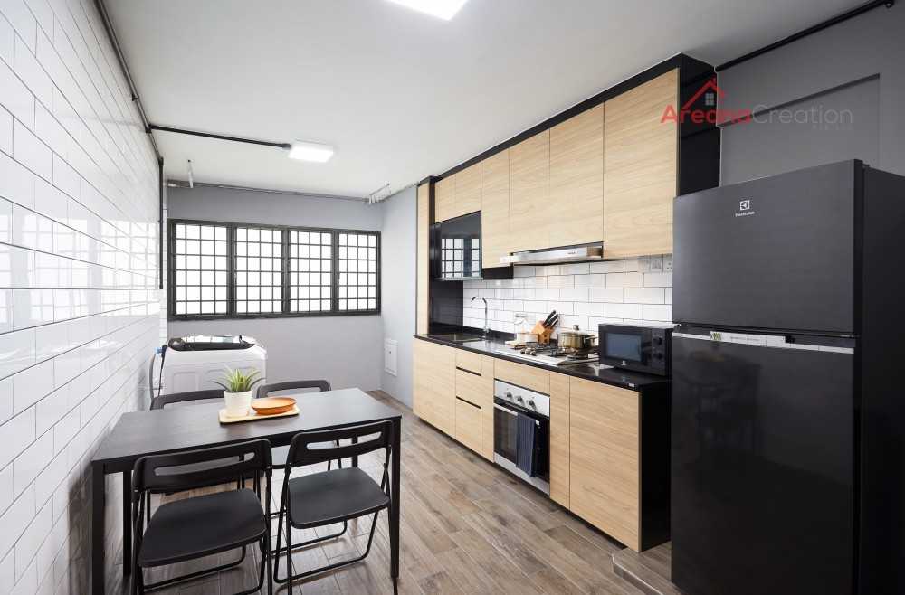 Contemporary Kitchen with Kitchen Window and Kitchen Island