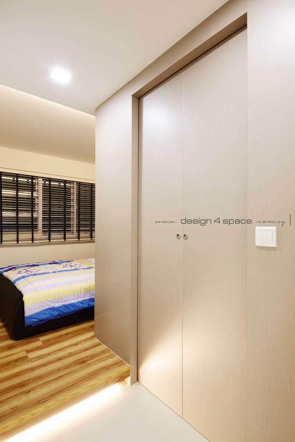 Contemporary Bedroom with Wardrobe and Sliding Wardrobe