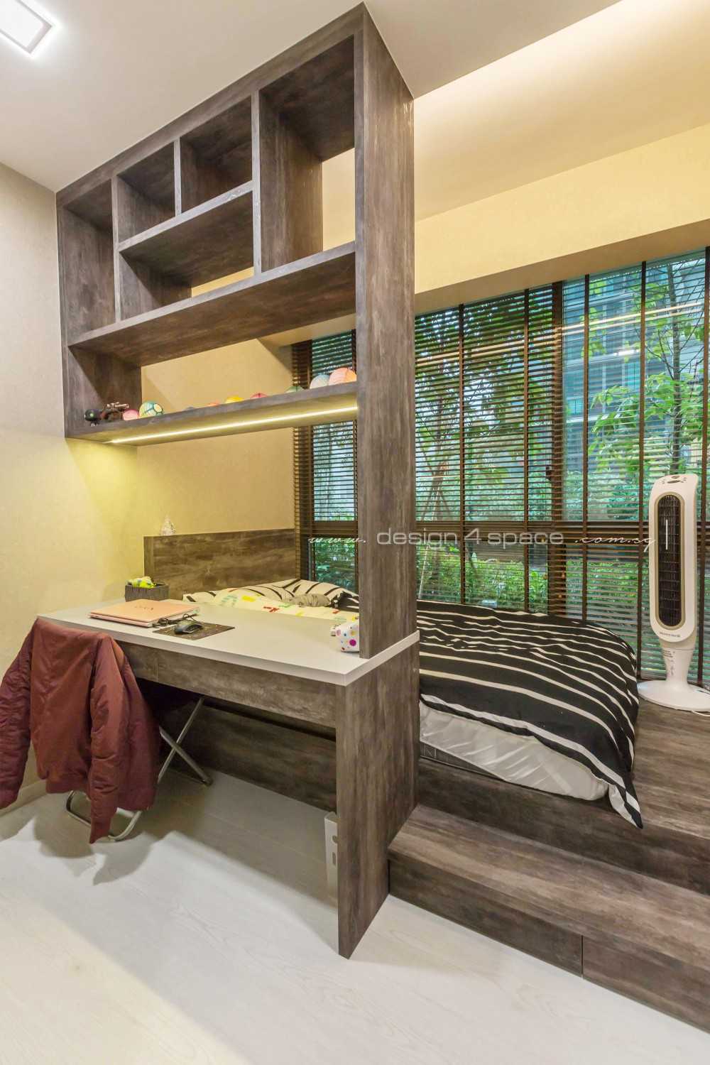 Modern Bedroom with Cove Lighting and Wardrobe
