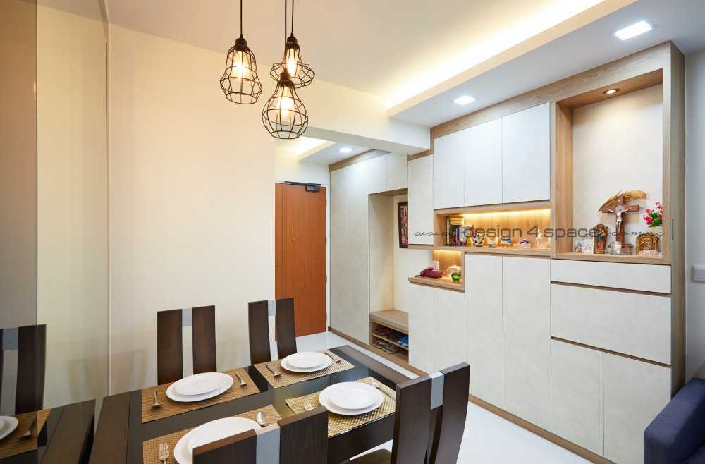 Contemporary Dining Room with Dining Table and Dining Chairs