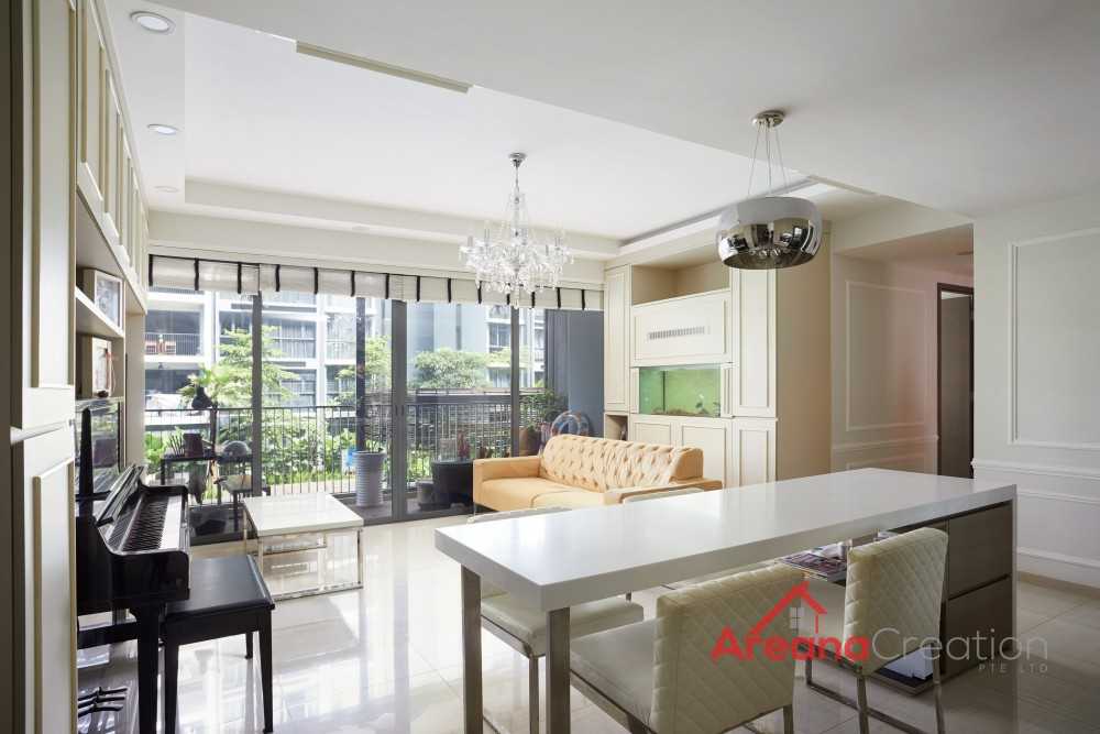 Modern Living Room with TV Console and Feature Wall