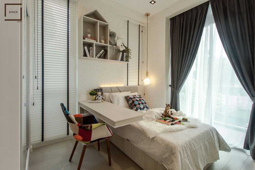 Contemporary Bedroom with Wardrobe and Children's Beds