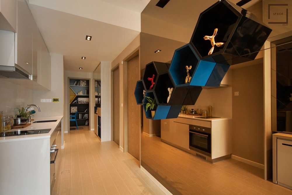 Contemporary Living Room with TV Console and Sofa