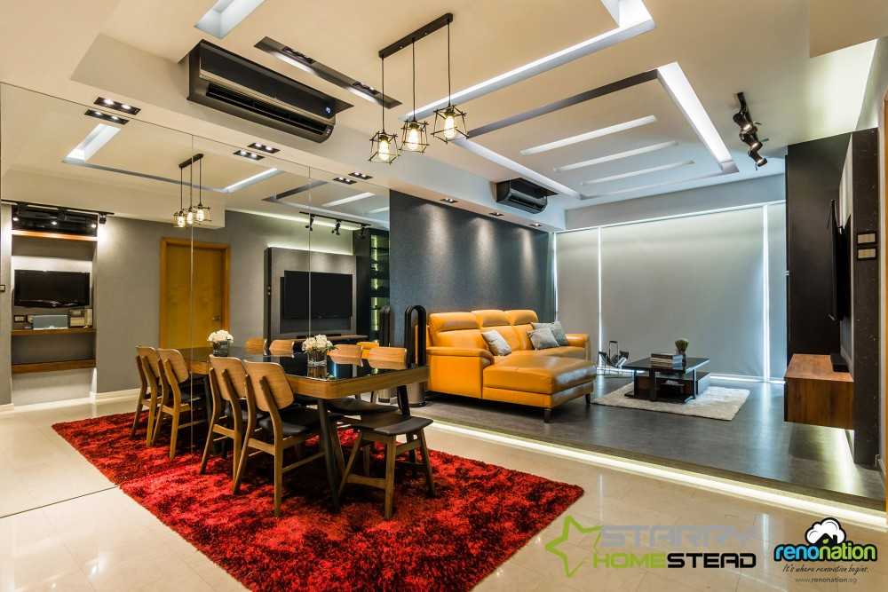 Contemporary Living Room with Sofa and Coffee Table