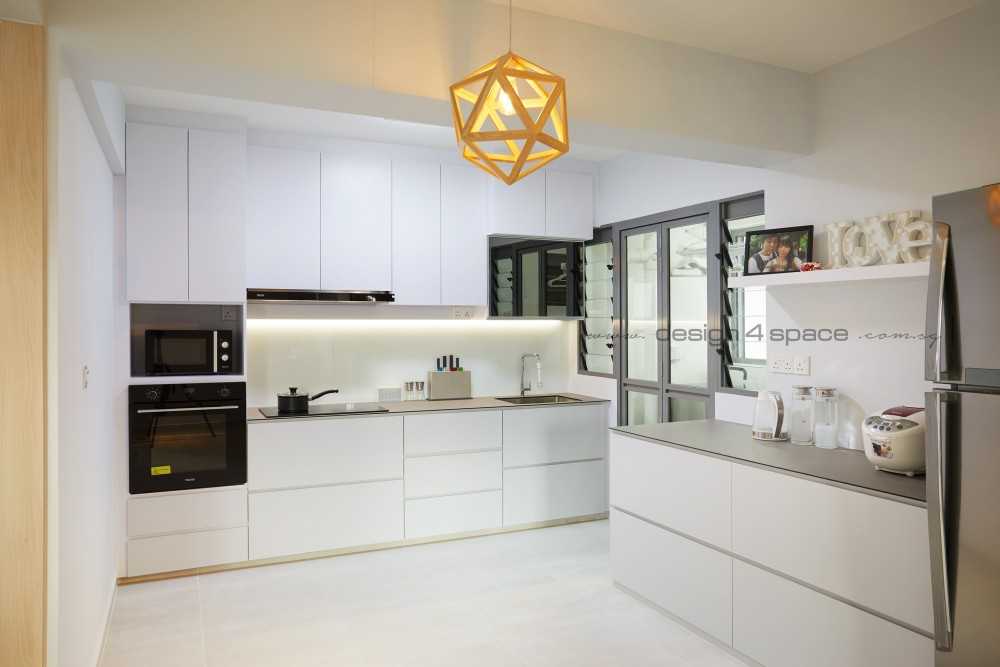 Scandinavian Kitchen with Kitchen Backsplash and Kitchen Accessories