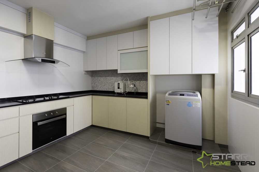 Scandinavian Kitchen with Kitchen Accessories and Kitchen Cabinets