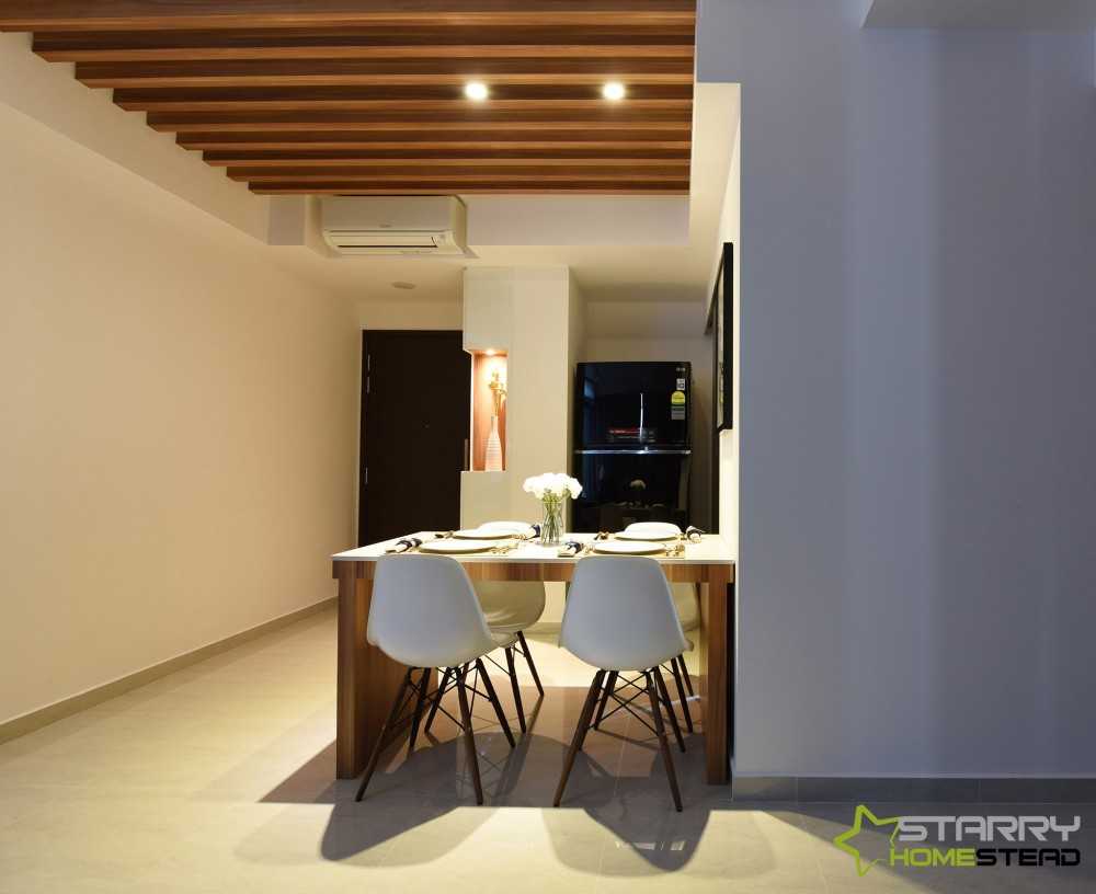 Modern Dining Room with Dining Table and Dining Chairs