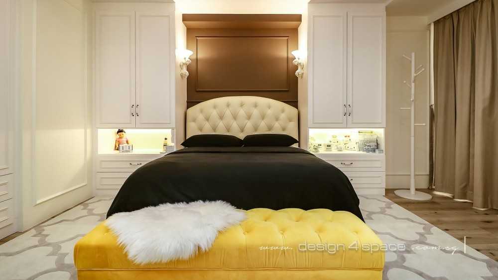 Modern Bedroom with Wardrobe and Sliding Wardrobe
