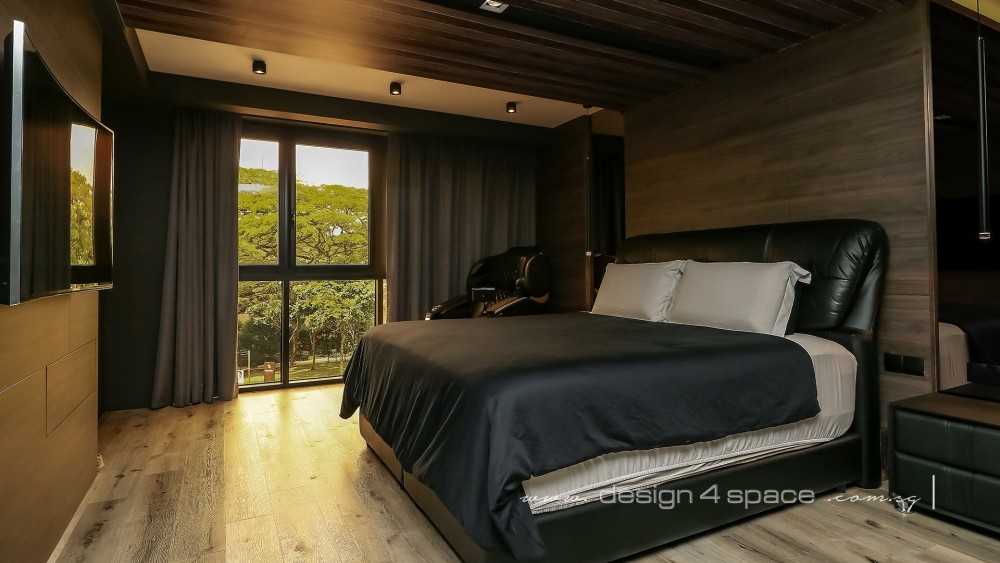 Modern Bedroom with Cove Lighting and Wardrobe