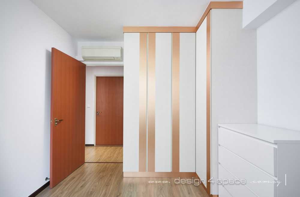 Modern Bedroom with Bookshelf and Drop Ceiling