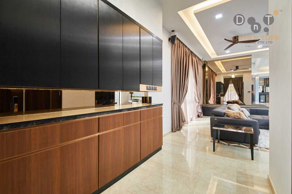 Modern Living Room with TV Console and Carpet