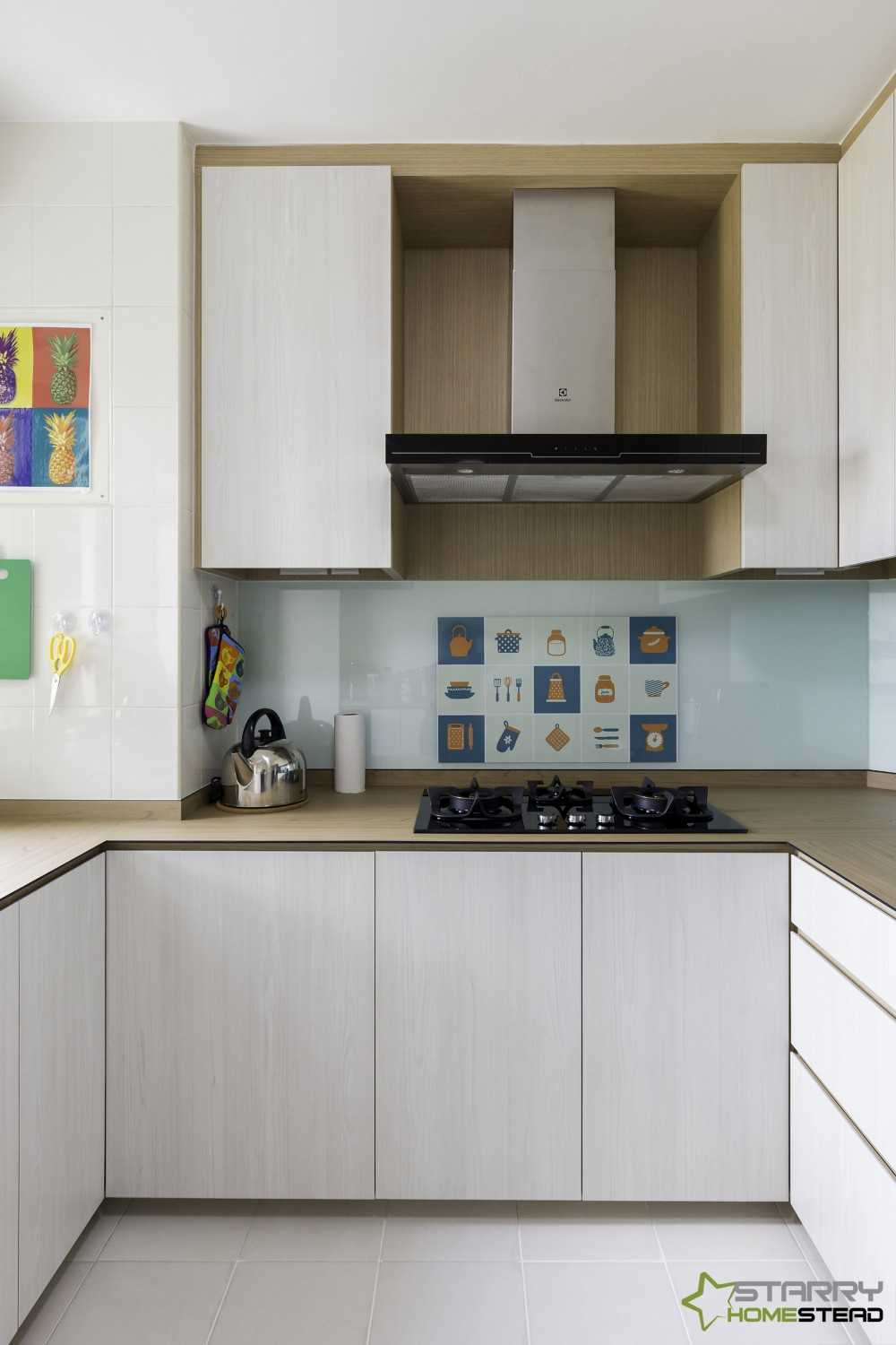 Scandinavian Kitchen with Kitchen Backsplash and Kitchen Accessories