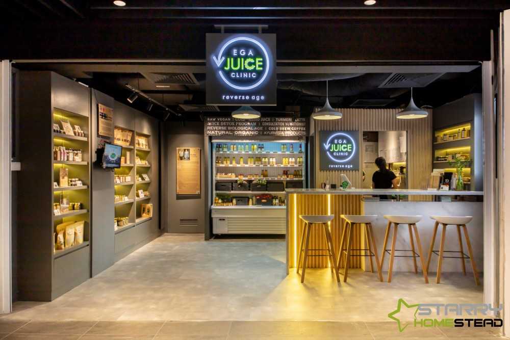 Modern Shopfront with Cove Lighting and Bar Counter