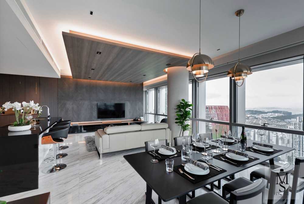 Contemporary Living Room with Sofa and Coffee Table