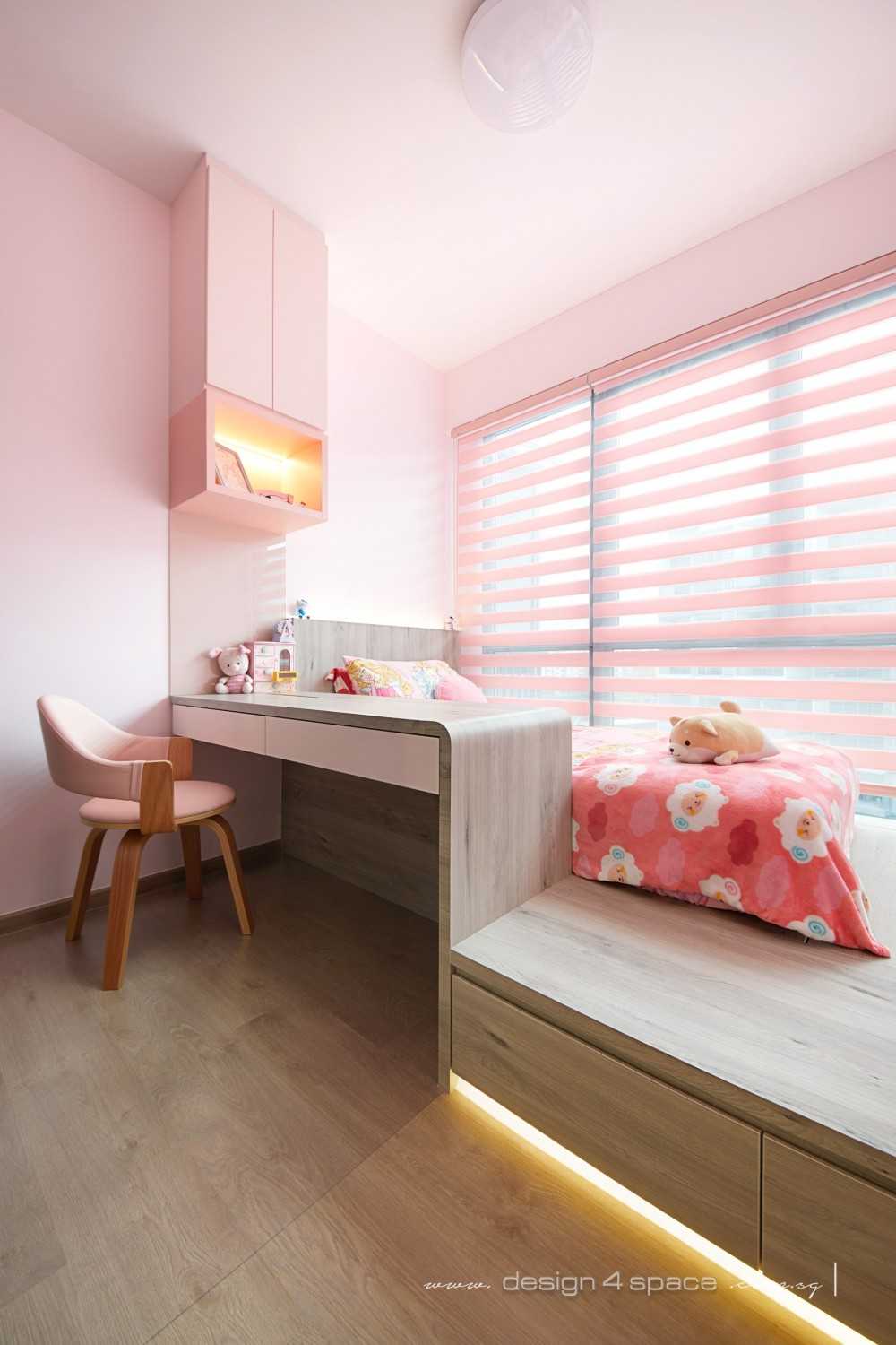 Contemporary Bedroom with Ceiling Light and Wardrobe