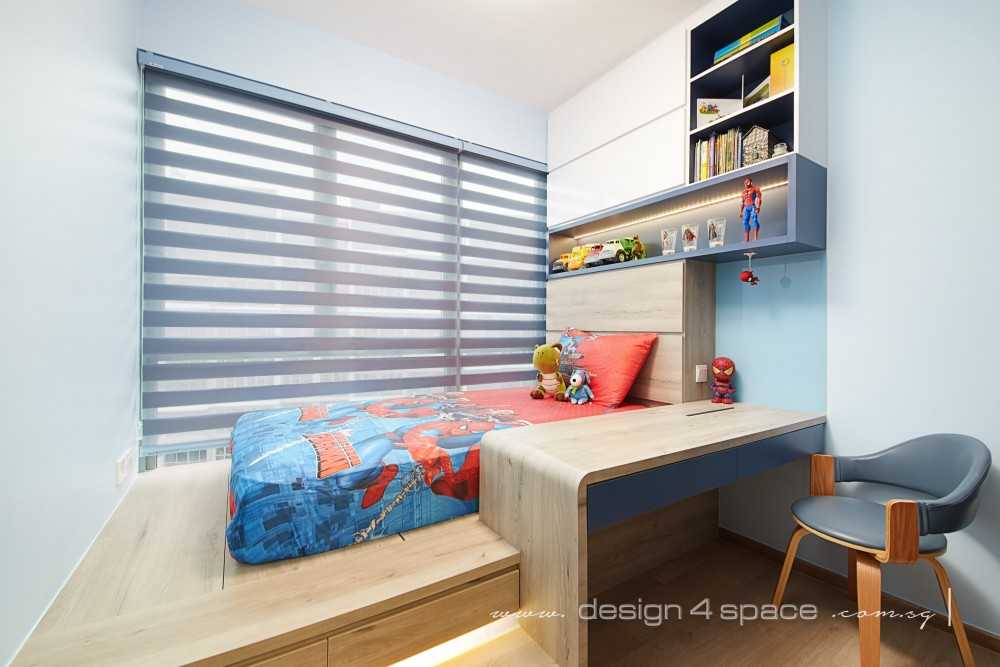 Contemporary Bedroom with Wardrobe and Sliding Wardrobe
