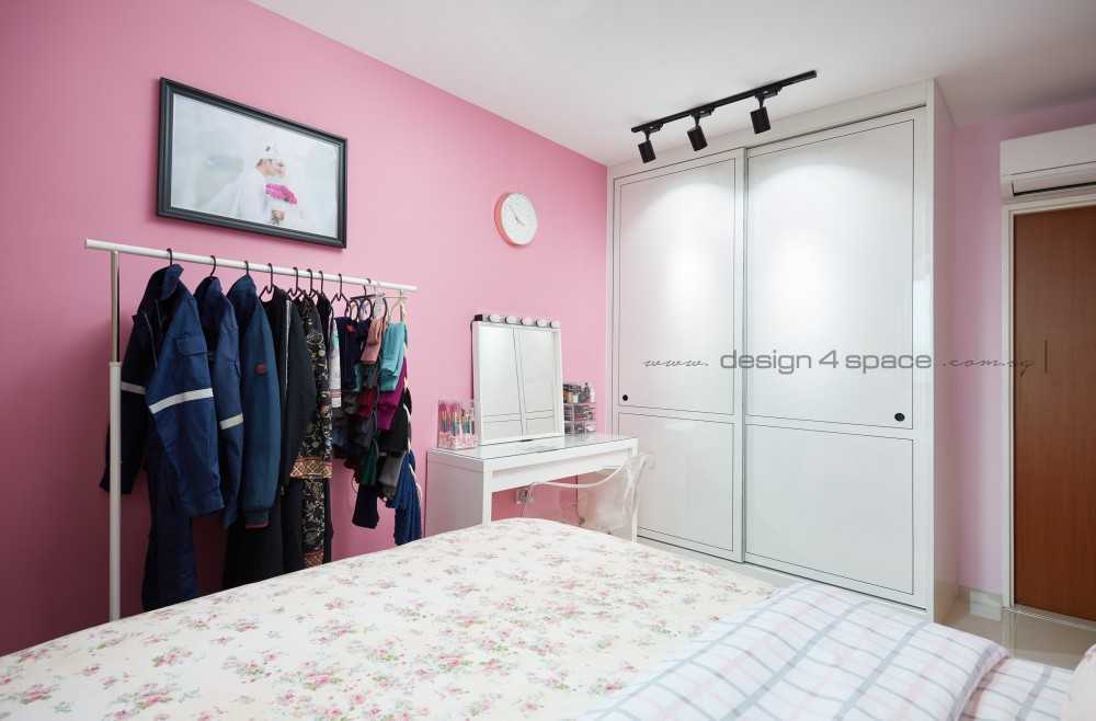 Modern Bedroom with Vinyl Flooring and Cove Lighting
