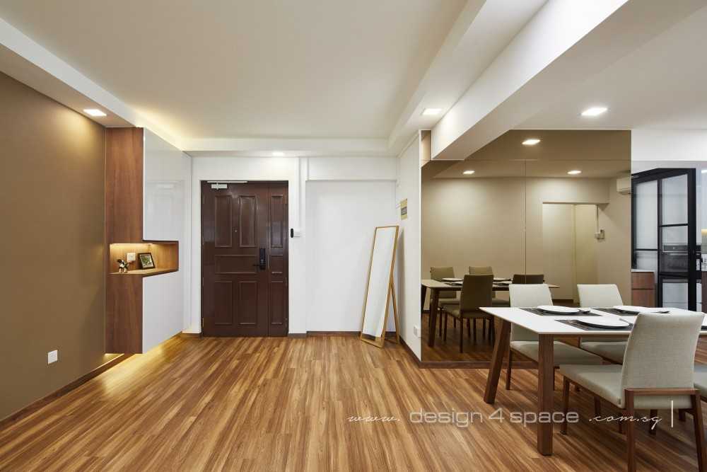 Minimalist Living Room with TV Console and Feature Wall