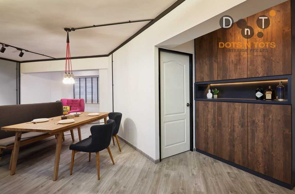 Industrial Entryway with Seating Bench and Shoe Rack