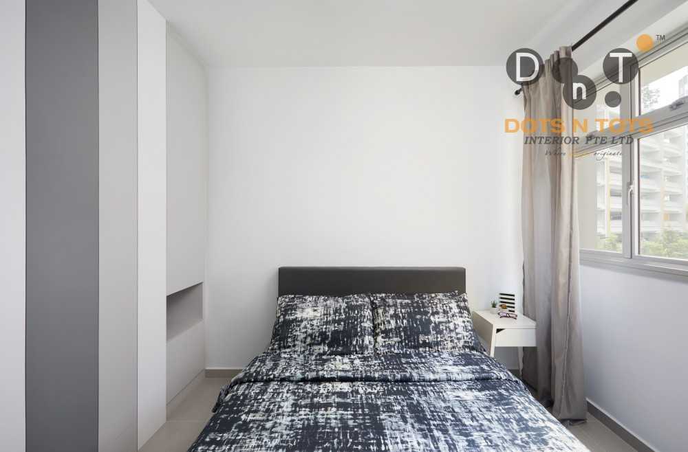 Scandinavian Bedroom with Wardrobe and Sliding Wardrobe