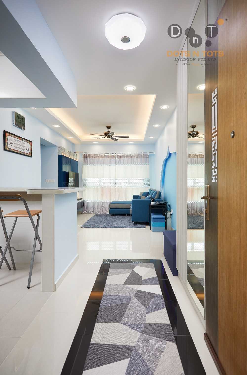 Minimalist Entryway with Mirror and Seating Bench