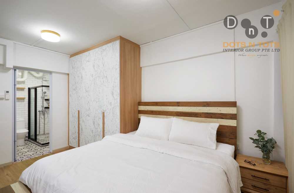 Vintage Bedroom with Ceiling Light and Wardrobe