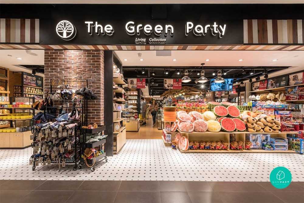 Contemporary Retail with Vinyl Flooring and Herringbone Tiling