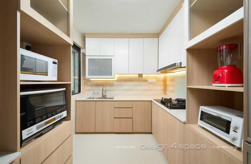 Transitional Kitchen with Homogeneous Tiles and Kitchen Window