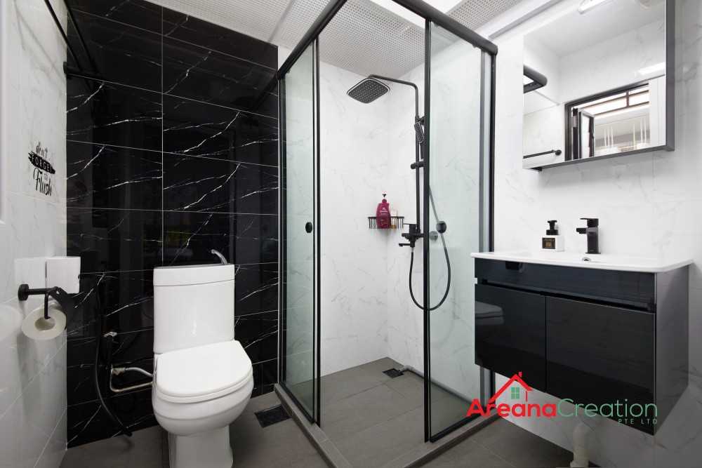 Modern Bathroom with Mirror and Bathroom Mirrors