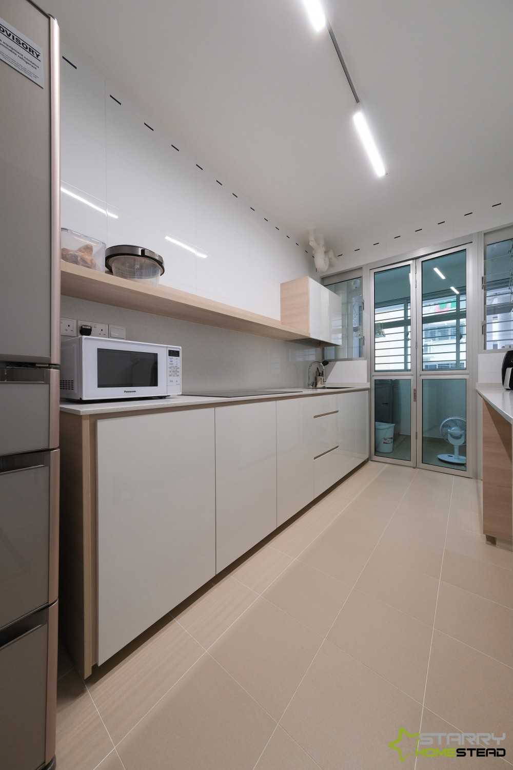 Scandinavian Kitchen with Kitchen Accessories and Kitchen Cabinets