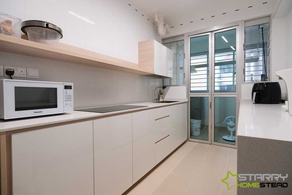 Scandinavian Kitchen with Kitchen Accessories and Kitchen Cabinets