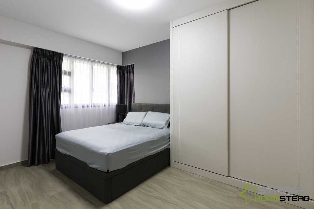 Contemporary Bedroom with Wardrobe and Sliding Wardrobe