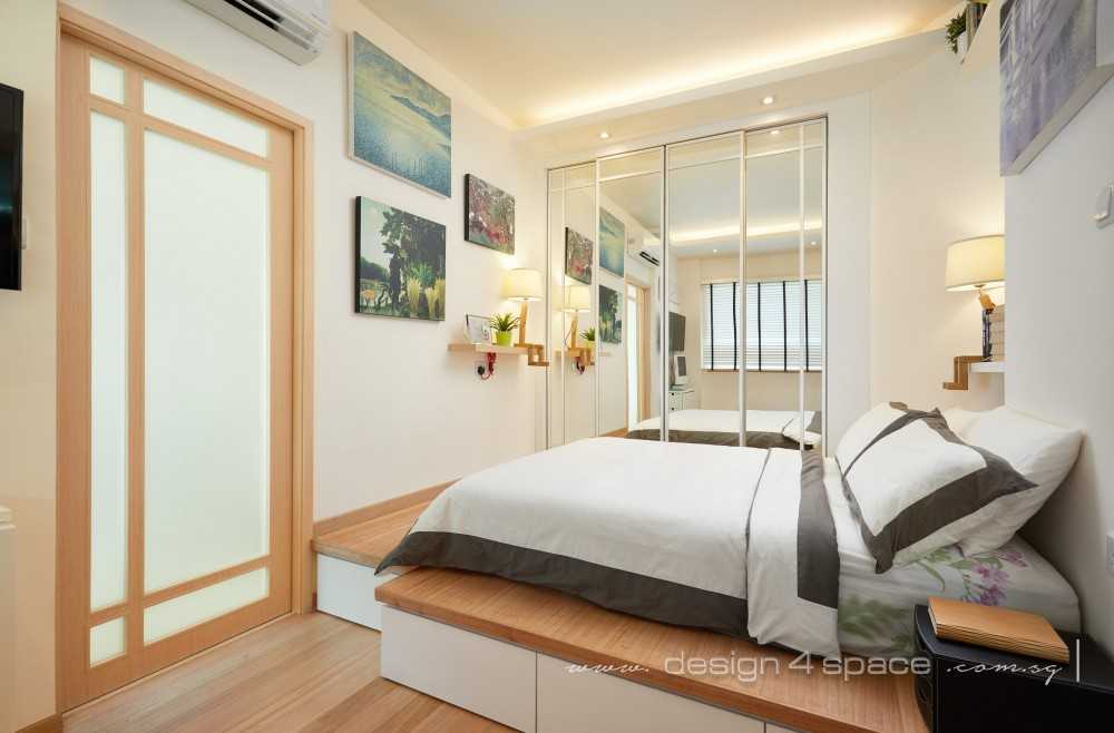 Asian Kitchen with Parquet Floor and Kitchen Window