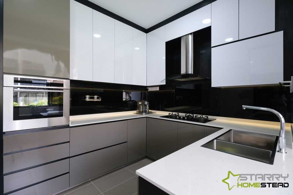 Modern Kitchen with Drawer Units and Kitchen Cabinets
