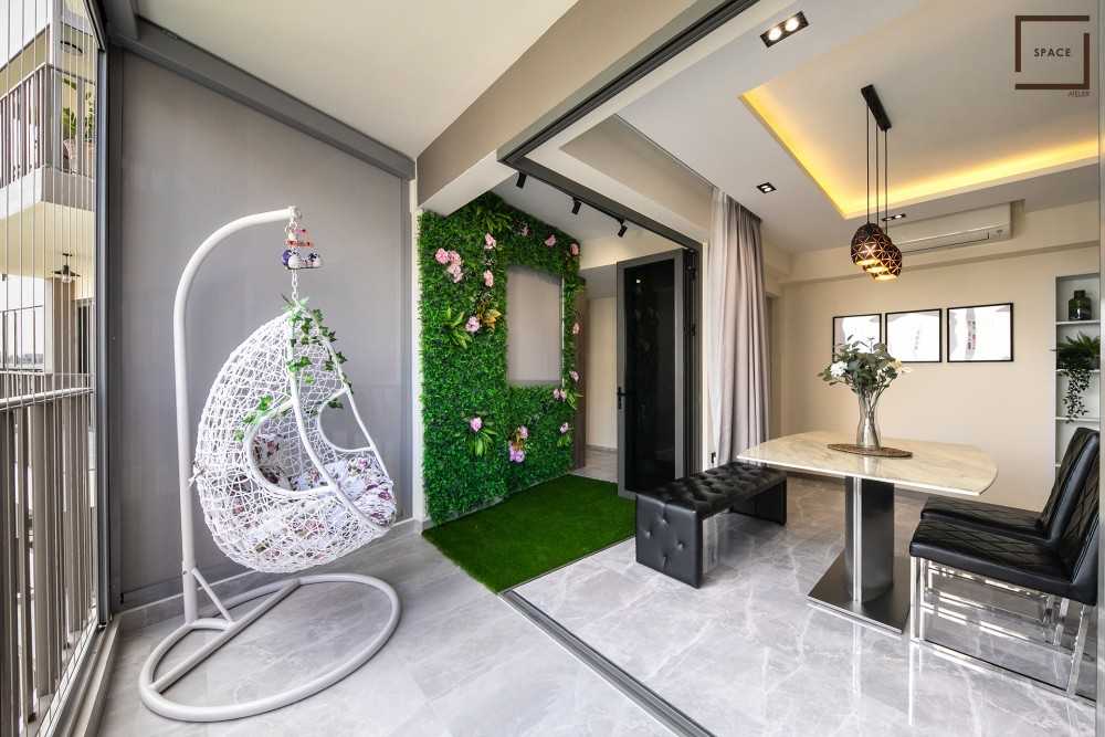 Modern Dining Room with Dining Table and Dining Chairs
