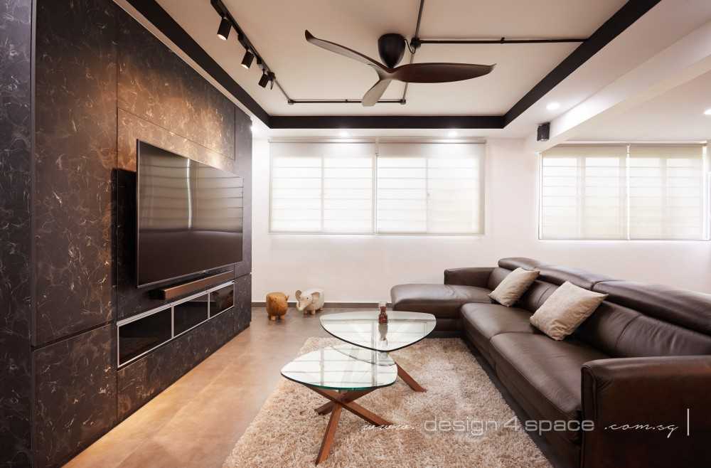 Industrial Bedroom with Wood Flooring and Drop Ceiling