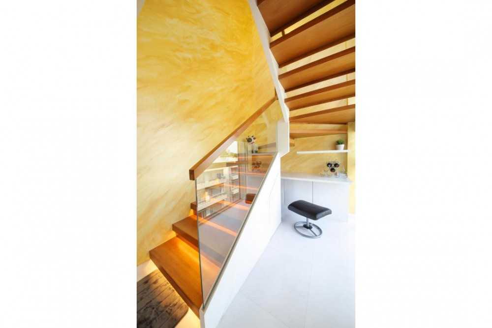 Modern Study with Bookshelf and Cove Lighting