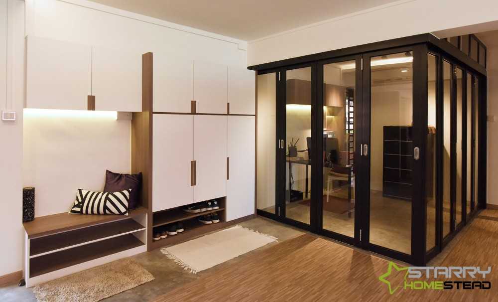 Industrial Entryway with Settee and Sofa