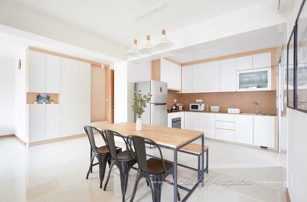 Scandinavian Kitchen with Kitchen Window and Kitchen Accessories