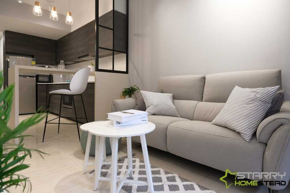 Minimalist Living Room with Sofa and Coffee Table